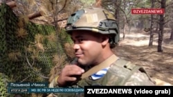 პროპაგანდისტულ ტელეარხ "ზვეზდას" სიუჟეტის სქრინშოთი