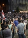 Georgian Opposition Protesters Gather Without Incident A Day After Violent Clashes