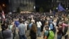 Georgia - Georgian protesters continued their daily demonstrations in the capital, Tbilisi, on September 9 - screen grab