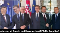 Milorad Dodik i Aleksandar Vučić u Beogradu, Dragan Čović i Andrej Plenković u Zagrebu, Bakir Izetbegović i Recep Tayyip Erdogan u Ankari, fotoarhiv