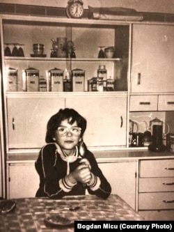 Bogdan Micu în copilărie.