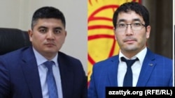 Эмил Жамгырчиев менен Бактыбек Калмуратов. 