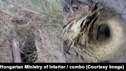 Šesti tunel za krijumčarenje ljudi koji je pronašla mađarska policija. Fotografija Ministarstva unutrašnjih poslova Mađarske objavljena 1. oktobra 2020.