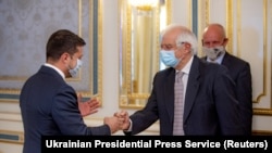 ორდღიანი ვიზიტის განმავლობაში ჯოზეპ ბორელი შეხვდა ვოლოდიმირ ზელენსკის.