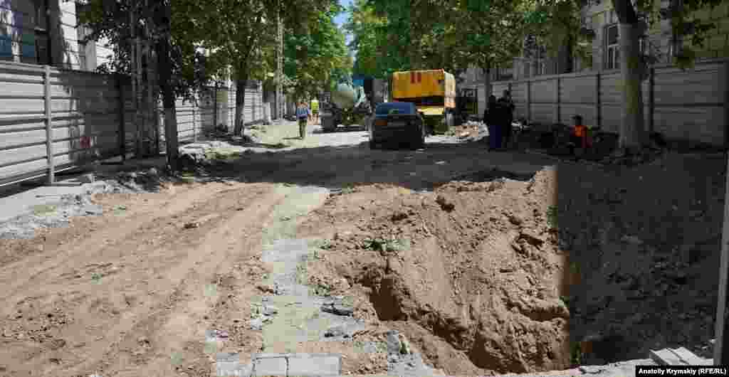 Вулиця Пушкіна з боку вулиці Гоголя