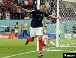 Килиан Мбаппе Франция менен Дания беттешинде. 26-ноябрь, 2022-жыл.