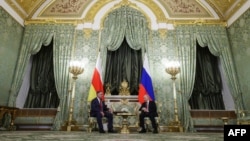 Алан Гаглоев и Владимир Путин, 10 мая
