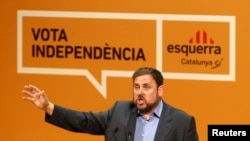 Каталония бәйсезлеге тарафдарлары җитәкчесе Уриоль Джункерес