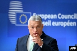 Прем'єр Угорщини Віктор Орбан прибув на засідання Євроради в Брюсселі. 26 червня 2025 року
