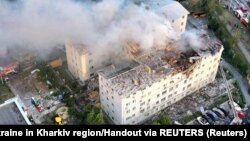 Последствия обстрела в Харькове, 18 августа 2025 года