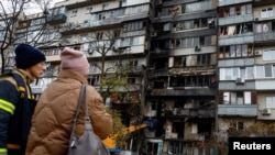 Urmările unui atac cu drone rusești la Kiev, 26 octombrie 2025.