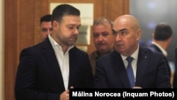 Ilie Bolojan, președintele PNL (dreapta), și Ciprian Ciucu, prim-vicepreședinte al partidului.