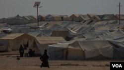 Сириядагы качкындар башпаанектеген «Ал-Хол» лагери. Бул лагерде Борбор Азиядан барган кыз-келиндер жаш балдары менен жашай тургандыгы айтылып келет.