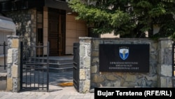 Ndërtesa e Gjykatës Kushtetuese të Kosovës. 27 korrik 2025.