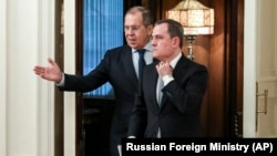 Ռուսաստանի և Ադրբեջանի ԱԳ նախարարների հանդիպումը Մոսկվայում, օգոստոս, 2020թ.