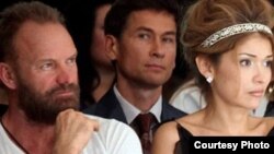 Белгилүү ырчы Стинг жана Гүлнара Каримова