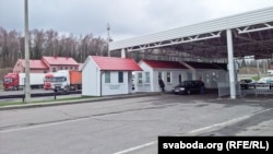 Памежны пераход Каменны Лог на мяжы Беларусі і Літвы. Ілюстрацыйнае фота 