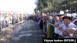 "Достук" чек ара пункту ачылган күн. 5-сентябрь, 2017-жыл.