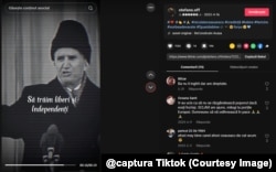 Mesajul dictatorului ca România este o țară independentă e preluat de mai multe conturi de TikTok