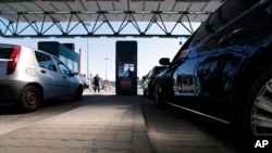 Granični prelaz između Srbije i Mađarske u Horgošu, gdje su zaustavljena braća Emini.