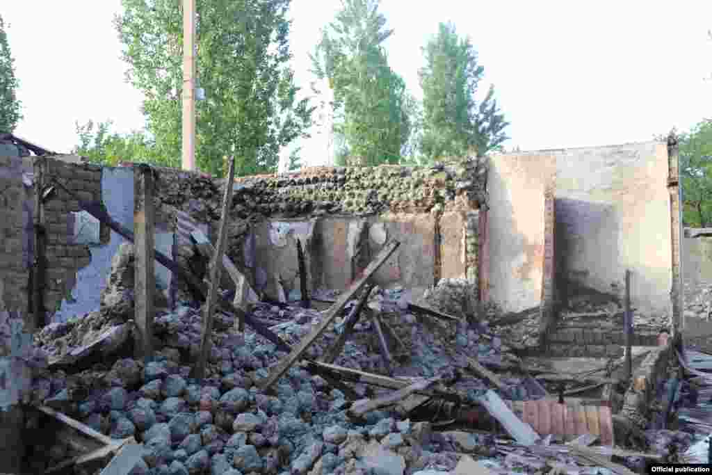 Исфара районундагы Чорку айыл өкмөтүнүн Сомониён айылы, 2-май, 2021-жыл.