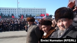 Митинг оппозиции в Оше, 1 марта 2012.