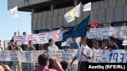 Мөселманнарның хокукларын яклау пикеты, Казан, 29 июль 2012