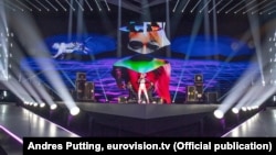 Беларуска ZENA падчас рэпэтыцыі Эўрабачаньня-2019