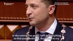 Zelenskiy Sworn In As Ukrainian President, Says He Is Dissolving Parliament