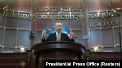 Թուրքիայի նախագահը Բաքվում հանդես է գալիս ելույթով