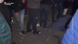 Video Jandarmeria Română pavele scoase