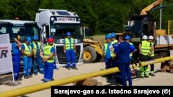 Gradilište plinovooda od Šekovića do Han Pijeska, juni 2025.