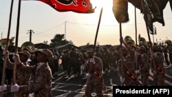 Members of Iran’s Islamic Revolutionary Guards Corps (file photo)