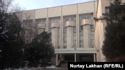 Сейсмология институты ғимаратының сыртқы көрінісі. Алматы, 28 желтоқсан 2018 жыл
