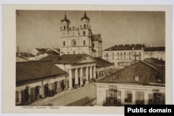 Від на ратушу і касьцёл францішканцаў