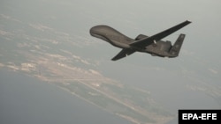 Американский разведывательный беспилотник RQ-4 Global Hawk