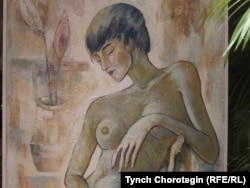 "Сулуунун портрети". Асатилла Тешебаевдин сүрөтү