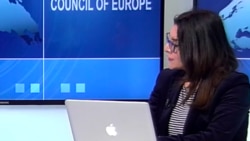 Eurodeputata Norica Nicolai răspunde întrebărilor Iolandei Bădiliță la Strasbourg