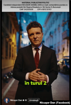 Nicușot Dan are mesaje sobre, le vorbește românilor cu discursuri pregătite, în filmări clasice.