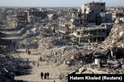 Fâșia Gaza a fost transformată de bombardamentele israeliene, în războiul său cu Hamas, într-un maldăr de moloz.