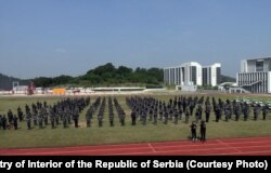 Exercițiu comun al forțelor speciale de poliție din Serbia și China în provincia chineză Guangdong, 11 septembrie 2024