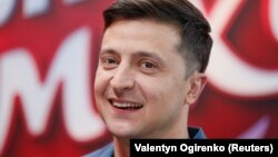 Комік і кандидат на посаду президента України Володимир Зеленський. Київ, 22 лютого 2019 року