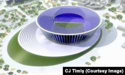 Proiectul cu 30.00 locuri al noii arene în Timișoara