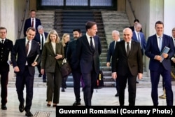 Mark Rutte, secretar general NATO, primit la Guvern de premierul Ilie Bolojan