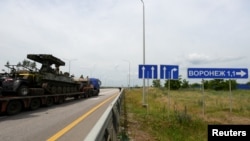 Воронеж облусундагы "Вагнердин"  колоннасы, 24-июнь, 2023-жыл