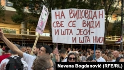 Protest koji su organizovali studenti u Beogradu 28. juna 2025.