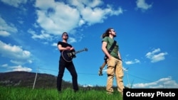 Muamer Čivić i Miroslav Andrić, muzičari iz Srebrenice