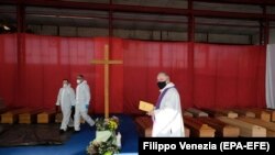 Бергамо шаары. 3-апрель, 2020-жыл.