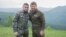 Директор ЧГТРК "Грозный" Ахмед Дудаев (слева) и глава Чечни Рамзан Кадыров (справа)