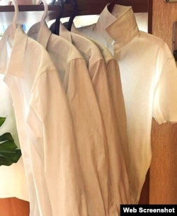 ერთი კვირის განმავლობაში სამყოფი სასკოლო ფორმის პერანგები და მაისური. ფოტო მოგვაწოდა ერთ-ერთმა მშობელმა